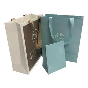 China Elegant Personalized Paper Gift Bags , Colored Paper Gift Bags With Handles wholesale