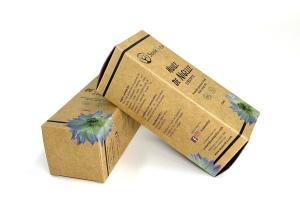 China CMYK Biodegradable Kraft Cosmetic Paper Box 300gsm For Skincare wholesale