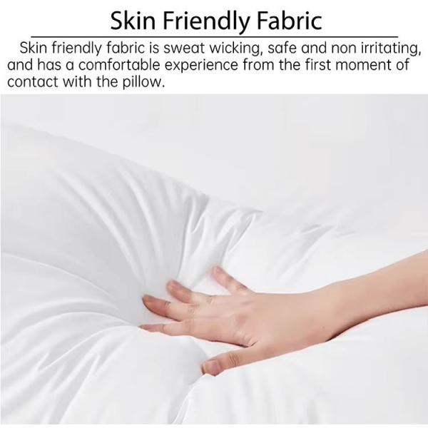 Hotel Home Luxury White Microfiber Filling Bed Pillow