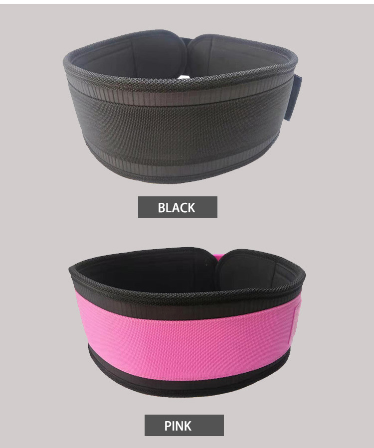 Men Women Gym Fitness Weight Lifting Belt Nylon Crossfit Waist Support