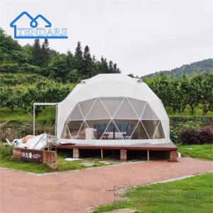 China Waterproof Glamping Geodesic Eco Dome Tents Weatherproof Pvc House Tent wholesale
