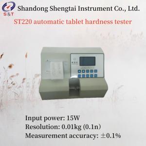 China Input Power 15W Automatic Tablet Hardness Tester With Printer wholesale