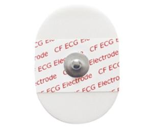 China Oval Solid Gel Adult Conductive ECG Chest Electrode wholesale