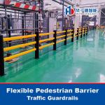 Flexible Pedestrian Barrier Anti-Collision Guardrails Warehouse Safety Barrier
