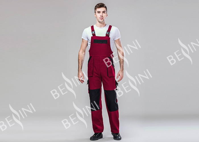 Multi Color And Pocket Outdoor Work Clothes Bib Pants Durable Comfortable