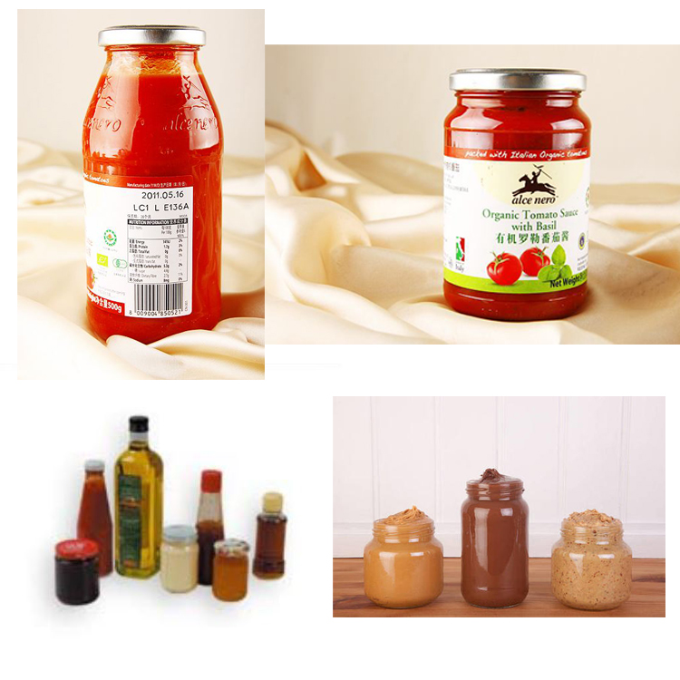 AVF Automatic sauce tomato fruit peanut filling capping labeling production filling line