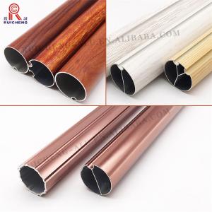 China Wall Mounted Aluminium Curtain Rail Track 12.5mm Height 6000 Series wholesale