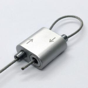 China Natural Anodized Looping Cable Gripper Aircraft Stainless Steel Cable wholesale