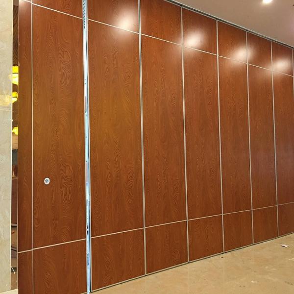 Banquet Hall 85 mm Type Sound Proofing Movable Partition Walls with No Floor Tracks