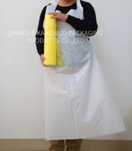 China Polythene Disposable Plastic Aprons Hairdressing Capes Customized Size wholesale