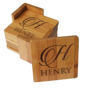 China organic bamboo round shape costers cup coaster coaster holder for hot selling wholesale