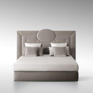China 2.2m Luxury Italian Bed Luxus Bett Modrest Nicla Italian Modern White wholesale