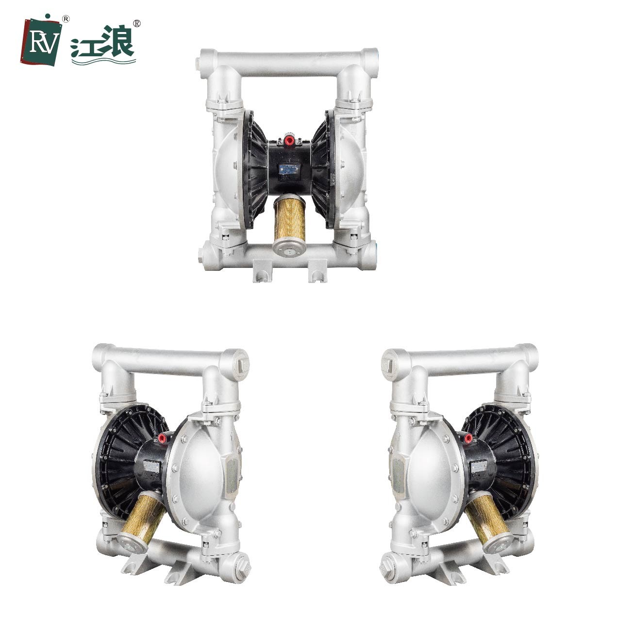 High Temperature Air Diaphragm Pump 1 Inch Air Operated Chemical Transfer Pumps