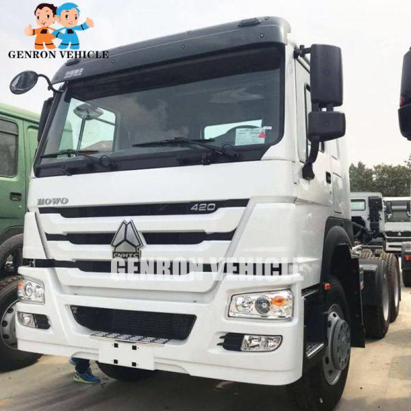 China Sinotruk HOWO 6x4 375HP Tractor Head Trucks Diesel Engine wholesale