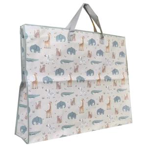 China Medium Shopping Bag Polypropylene Laminated Woven Bags Customized Design wholesale