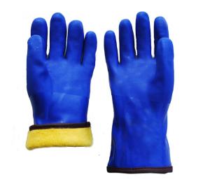 China Hand Protection Chemical Proof Gloves Blue Color Good Mechanical Resistance wholesale