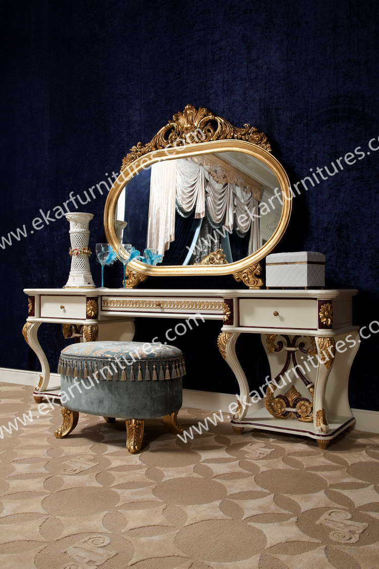 White French Palace Royal style nightstand with carving leg AB-301