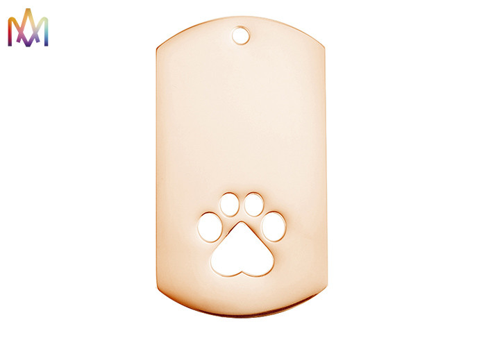 Keyring Bone Shaped SS304 Dog Name Tags Engraved