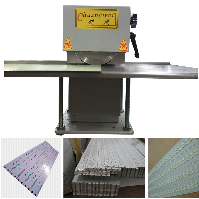 Small Semi-Automatic V-Groove Separating Machine With Sharp Round Blades