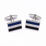 Metal Plated Mens Fashion Cufflinks , Logo Customized Cool Mens Cufflinks