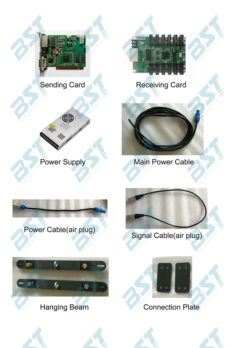 4.81 Pixel Die Casting large led display board High Contrast , Large Viewing Angle