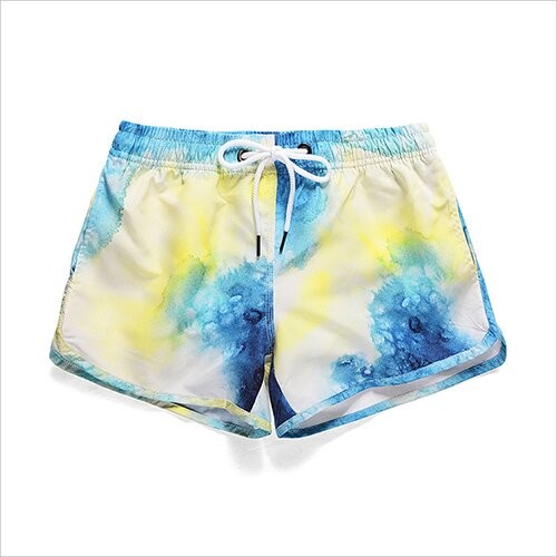 OEM maufactory women's summer polyester shorts dry and loose running hot beach pants
