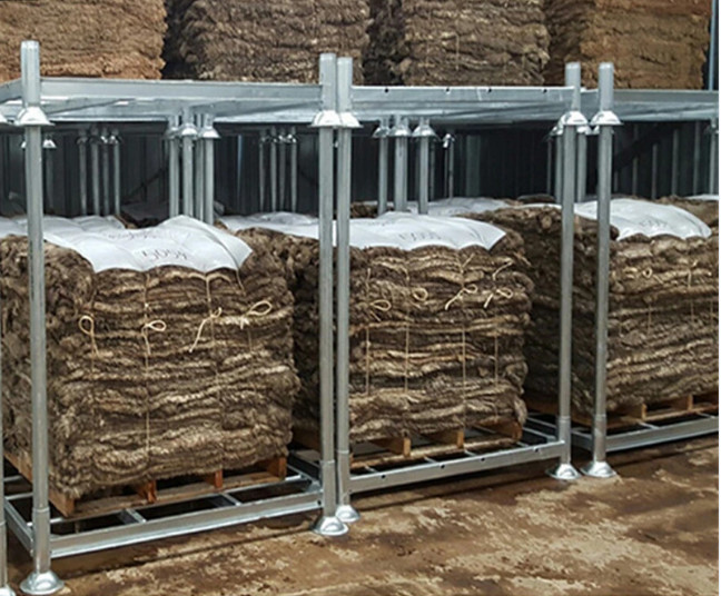 Heavy Duty Steel Wire Mesh Nestainer Storage Racks 1000kg Loading Capacity 4 Level Stackable