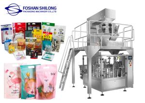 China Granule Weighing Filling Doypack Rotary Premade Bag Packing Machine wholesale