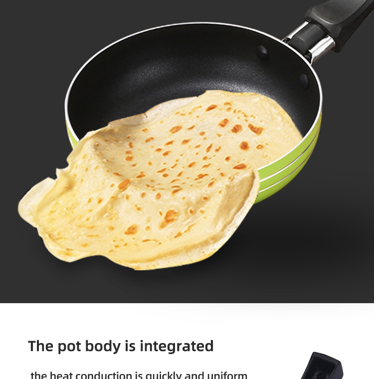 Factory Price Cookware 12/14/16 CM Multi-color Frypan Non Stick Mini Pans Eggs Cooking Pan Fry Pans With Bakelite Handle