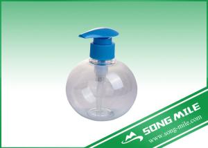 China 250ml 500ml Round Shape HDPE Hand Lotion Dispenser Plastic Bottle wholesale