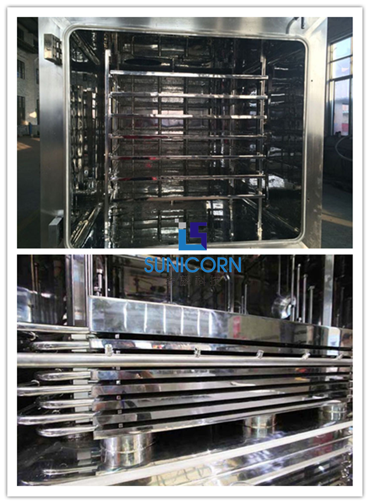 Electrical Food Vacuum Freeze Dryer Machine Small Noise High Automation Level