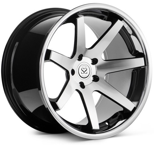 19 inch 5*120 2 piece forged deep concave forged wheels rims Matt Bronze