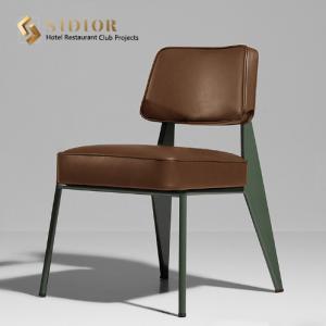 China Arm Italian Leather Dining Chairs Modern Dining Room Chair 83cm Height wholesale
