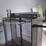Winter Outwear Clothing Retail Store Fixtures , Metal Shelf Racks