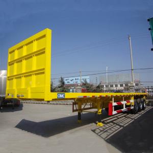 China Shipping Container Steel Cargo 50ton Side Wall Semi Trailer wholesale