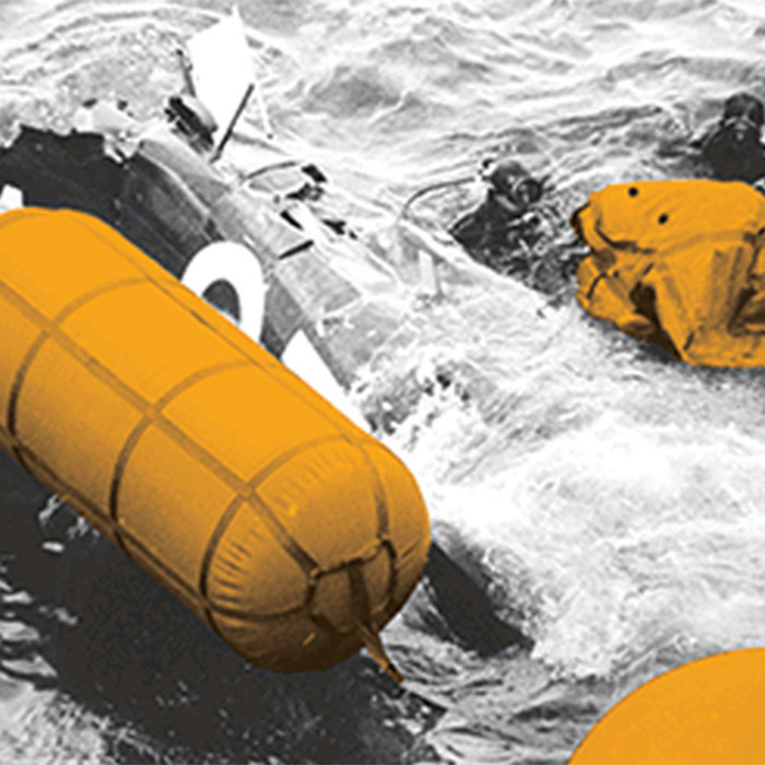 0.6m to 2.5m Portable Marine Salvage Balloons Seamless Design Long Term Reusability