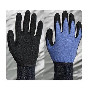 China Coloured Polyester Liner Gardening And Agriculture Latex Gloves wholesale