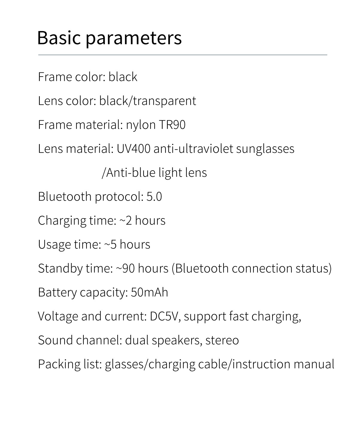 New Foreign Trade Products 2021 New F1 Smart Eyewear Incoming Call And Music Playback Blu-Ray Eye Protection Smart Eyewe