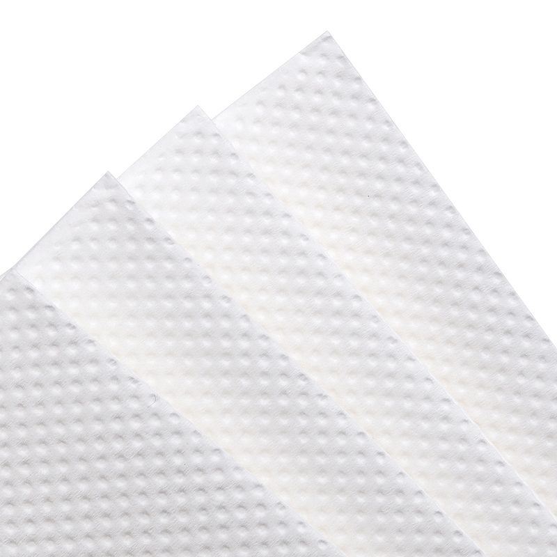 Heavy Duty Reinforced Industrial Cleaning Wipes White Color 3 Ply 54gsm