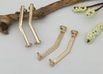 42*10MM Decorative Shoe Zinc Alloy Buckles , Fashion Shoe Buckles For Lady