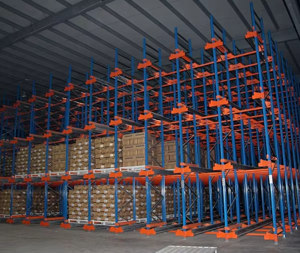 Cold Storage Radio Shuttle Rack With Power Coating Or Galvanized Finish