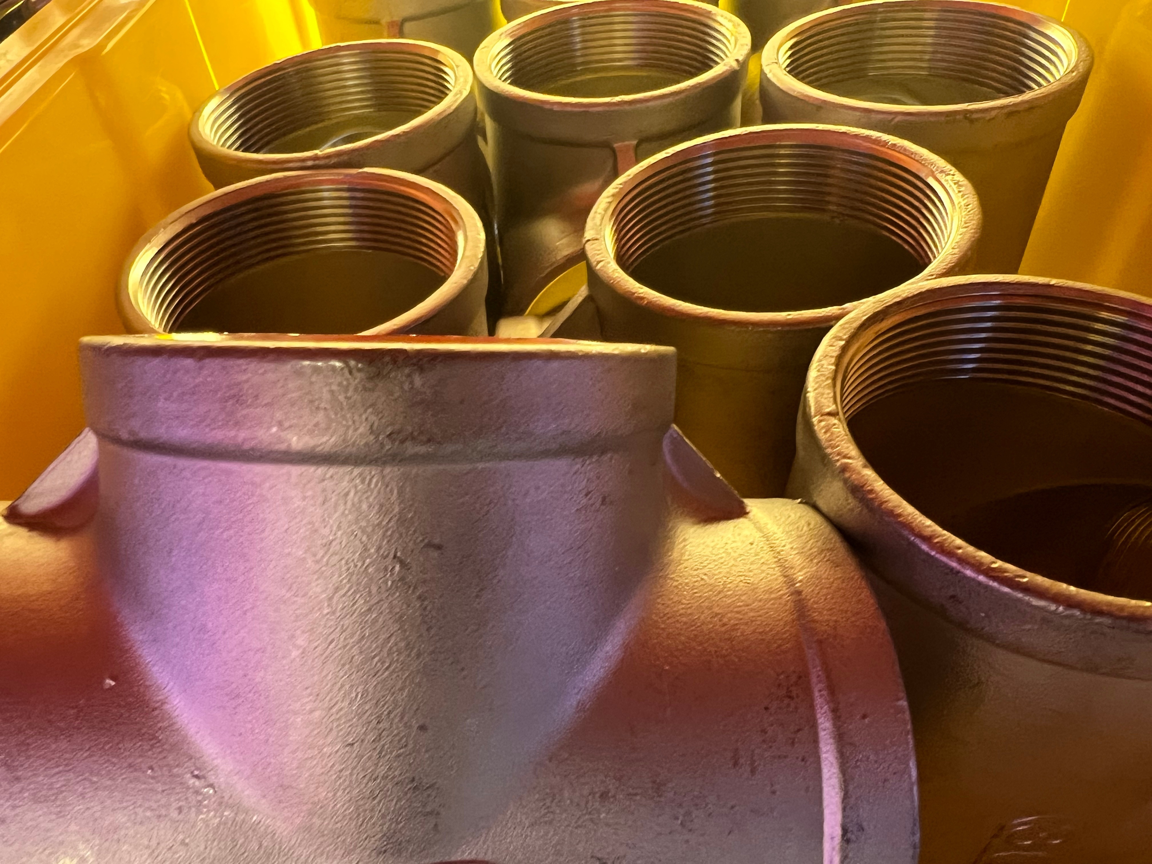 Stainless Steel Female Thread Equal Tee BSP NPT Fittings