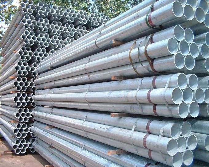12m Round Hot Dip Galvanized Pipe EN39 BV 0