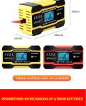 600W Intelligent Pulse Repair Battery Charger 12V 24V For Motorcycle