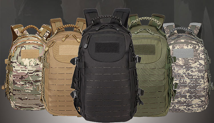 Waterproof Outdoor Backpack with Molle System and 600D Oxford Cloth Material Design