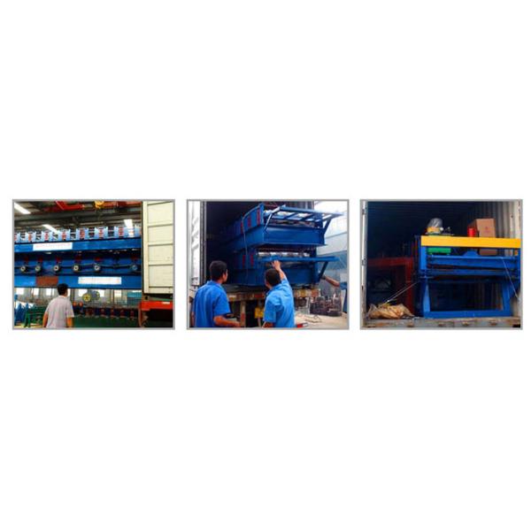 Speed 5m/Min Roof Panel Glazed Tile Roll Forming Equipment With 18 Forming Stations
