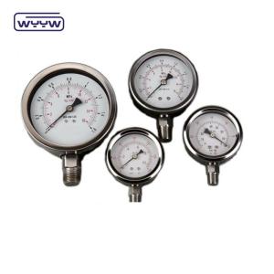 China no oil pressure gauge stainless steel case wholesale