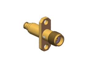 China Flange Mount 2 Holes SMA to SMP RF Adapter wholesale