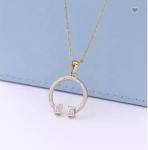 Horseshoe Buckle Rhinestone Jewelry Set