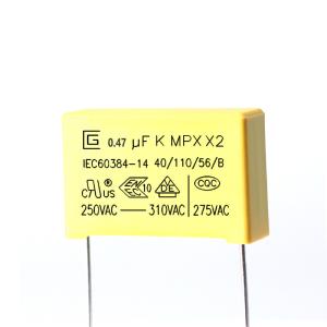 China 0.47 Uf X2 Safety Capacitor 474K For Power Supply High Insulation Resistance wholesale